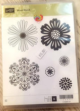 Load image into Gallery viewer, *Crafting for a cause - Stampin' up Mixed Bunch red rubber cling stamp - 6 piece