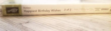 Load image into Gallery viewer, *Crafting for a cause - Stampin' up Happiest Birthday wishes set 1 and 2 red rubber cling stamp - 11 piece