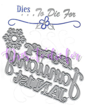 Load image into Gallery viewer, Dies ... to die for metal cutting die - Months - January Words