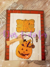 Load image into Gallery viewer, Dies ... to die for metal cutting die - Trick or treat smell my Feet word