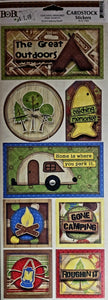 Bobunny press - cardstock sticker sheet - catching memories