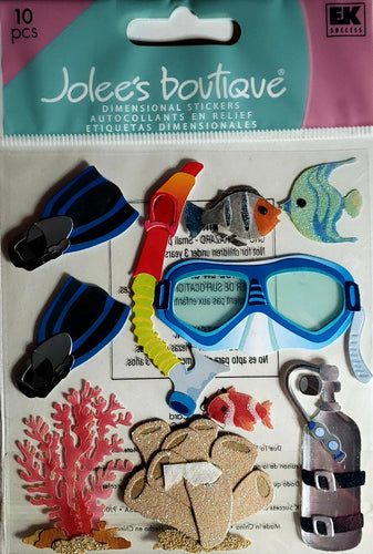 Jolee's Boutique Dimensional Sticker medium -  snorkeling