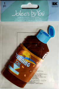 Jolee's Boutique Dimensional Sticker medium -  suntan oil