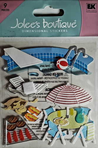 Jolee's Boutique Dimensional Sticker medium -  pool party
