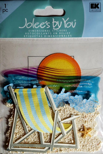 Jolee's Boutique Dimensional Sticker medium -  sunset beach