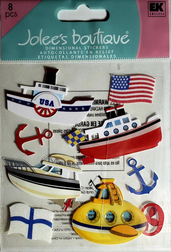 Jolee's Boutique Dimensional Sticker medium -  sailboats