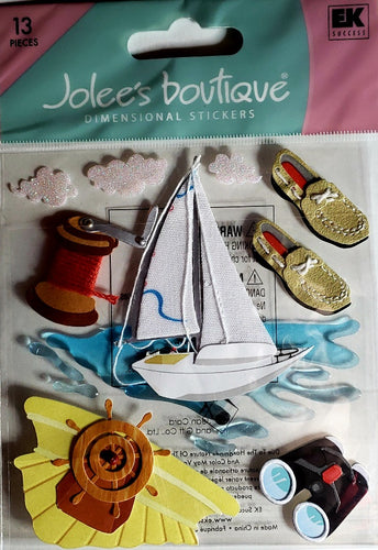 Jolee's Boutique Dimensional Sticker medium -  river boating