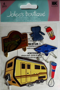 Jolee's Boutique Dimensional Sticker medium -  RV camping