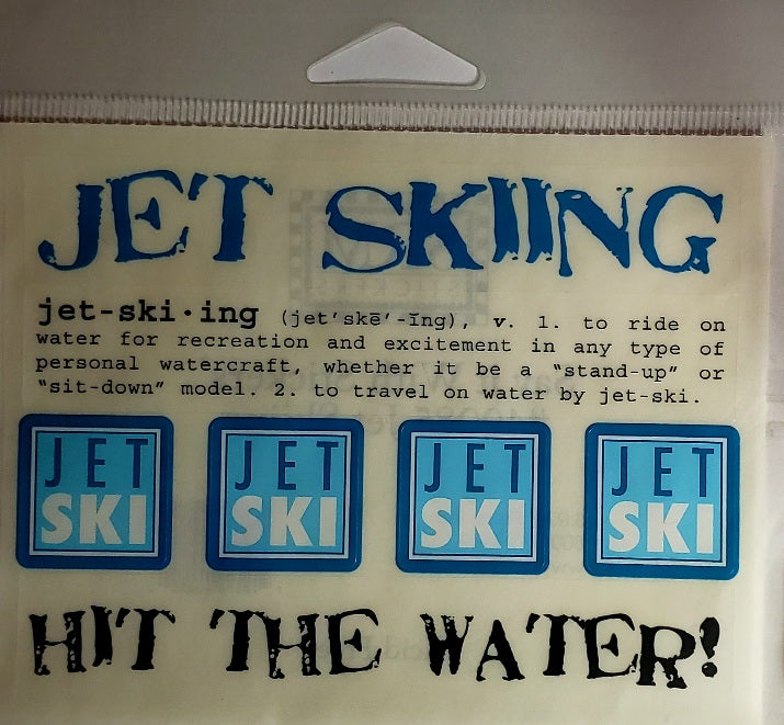 Srm press  - say it with stickers sheet - Jet skiing