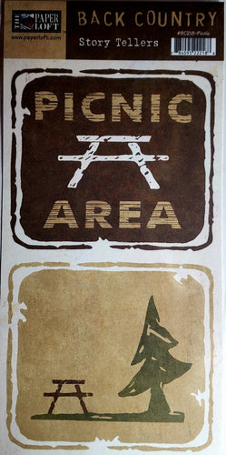 The Paper Loft  - cut out sheet - back country story tellers picnic
