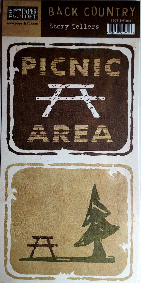 The Paper Loft  - cut out sheet - back country story tellers picnic