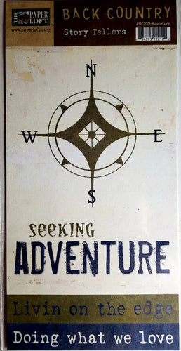 The Paper Loft  - cut out sheet - back country story tellers adventure