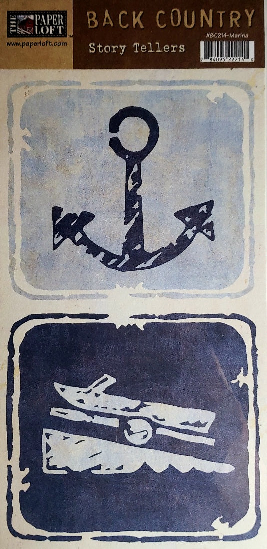 The Paper Loft  - cut out sheet - back country story tellers marina