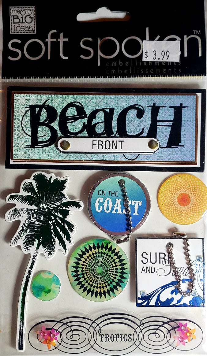 Me and my big ideas MAMBI - 1 dimensional sticker sheets - soft spoken pure divinity beach front