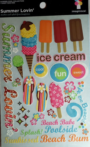 Imaginisce - rub it on - summer cool collection