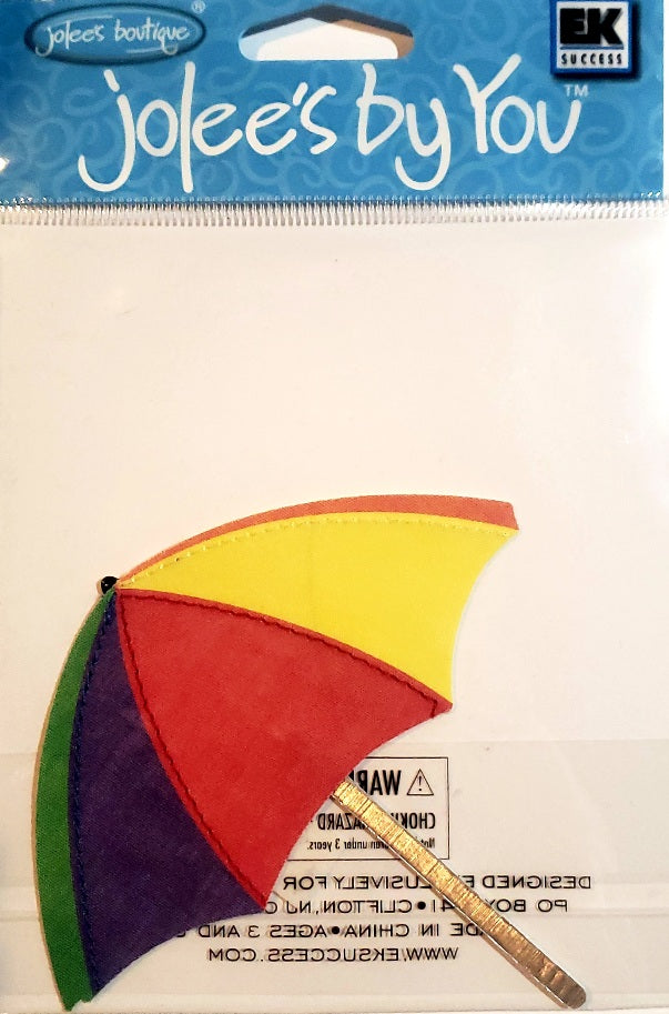 Jolee's Boutique Dimensional Sticker medium -  rainbow beach umbrella