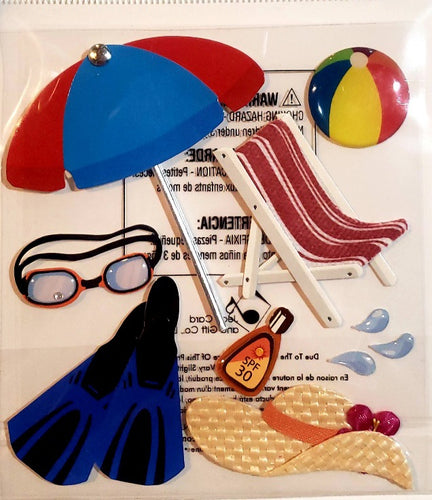 Jolee's Boutique Dimensional Sticker medium -  summertime