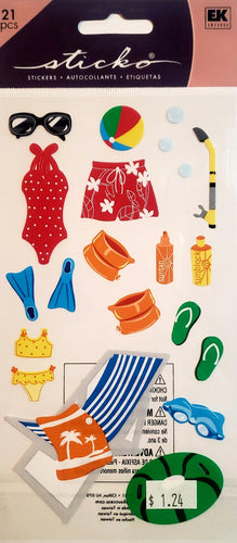 Sticko  - flat sticker sheets -  pool