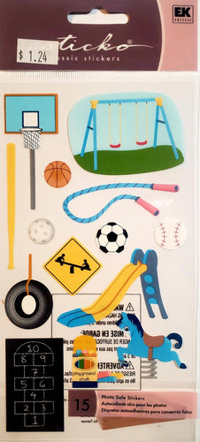 Sticko  - flat sticker sheets -  playground
