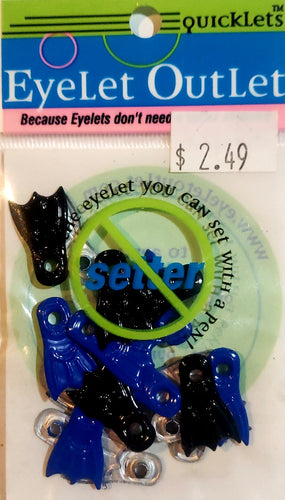 Eyelet outlet  -  diving fin quicklets eyelet