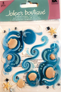 Jolee's Boutique Dimensional Sticker medium -  sea flourishes
