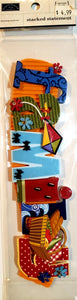Karen Foster - stacked stickers sentiments - family title