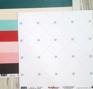 Fancy Pants -  double sided paper cardstock 12 x 12 - wish season - hopeful