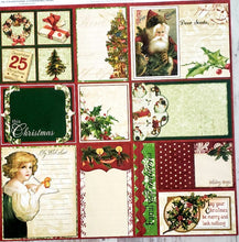 Load image into Gallery viewer, Bobunny press - double sided paper sheet 12 x 12 - St. Nick cut outs
