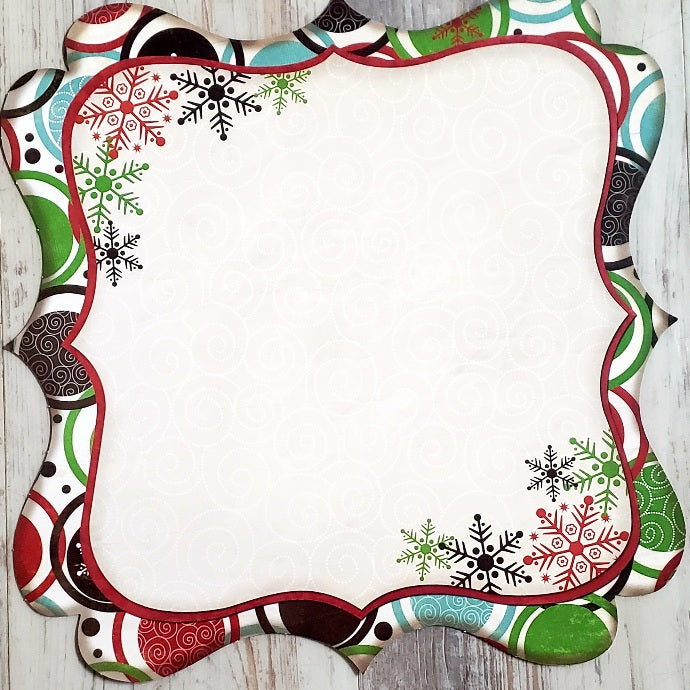 Bobunny press - paper sheet 12 x 12 - tis the season chorus die cut