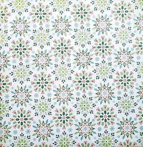 Karen Foster single Sided card stock paper 12 x 12 - Christmas ornament circle