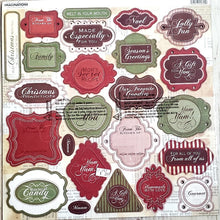Load image into Gallery viewer, Creative Imaginations Samantha Walker -  cardstock punchout sheet 12&quot; x 12&quot; - Christmas treats