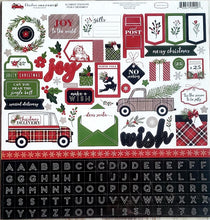 Load image into Gallery viewer, Carta Bella Echo park Paper and sticker pack  12&quot;X12&quot; - Christmas delivery collection kit