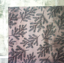 Load image into Gallery viewer, SEI double sided paper 12 x 12 - alpine forest winterberry glitter