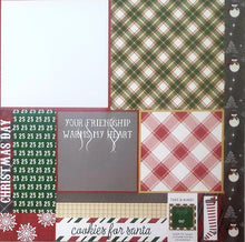 Load image into Gallery viewer, PHOTOPLAY Double Sided card stock paper 12 x 12 - mad 4 plaid a la card SQ 5 1/2&quot; x 5 1/2&quot; - Christmas