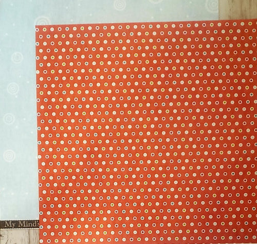 MME My minds eye  - double sided paper cardstock 12 x 12 - colorful Christmas gumdrop sprinkles