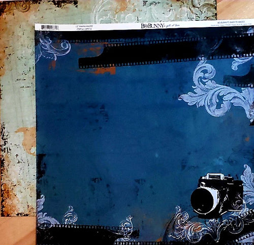 Bo Bunny - double sided paper 12 x 12 - Mama-razzi camera