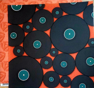 Nikki Sivils -  double Sided paper 12 x 12 - Dan the record man