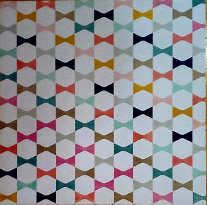 Karen foster - single sided paper cardstock 12 x 12 - sewing  bows