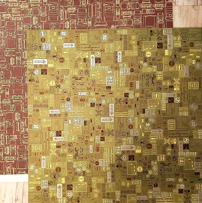 SEI - double sided paper 12 x 12 - en route highways and byways