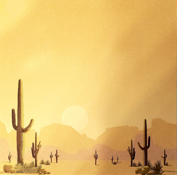 Sugar Tree- single sided paper 12 x 12 - cactus