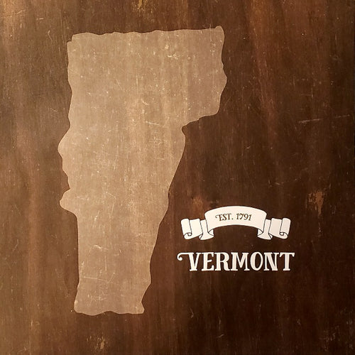 Echo park paper co - double sided paper cardstock 12 x 12 - stateside states - Vermont