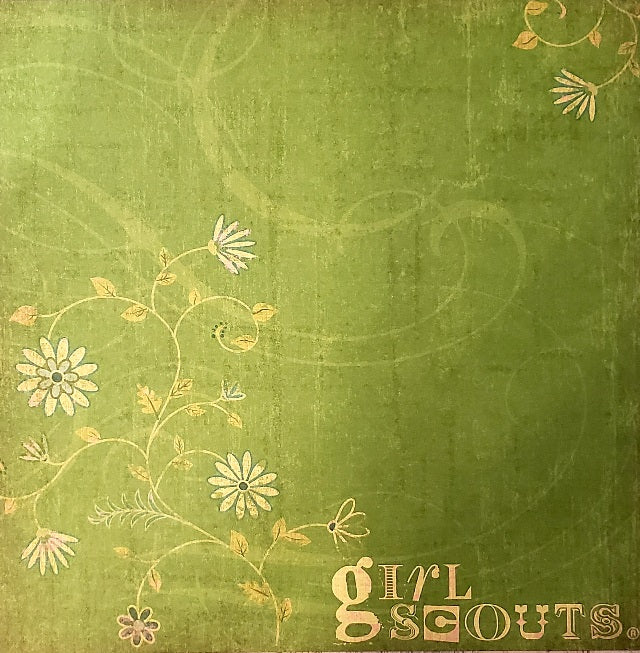 K and company - single sided paper 12 x 12 - Girl scouts