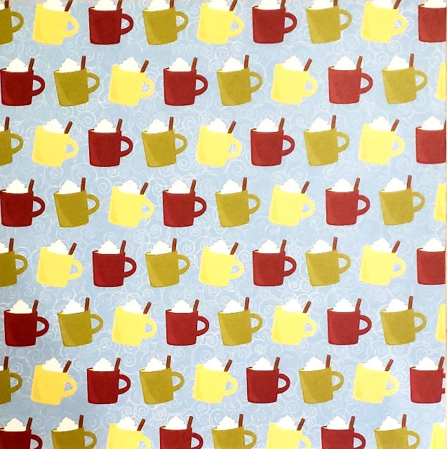 Karen Foster - single sided paper 12 x 12 - cocoa