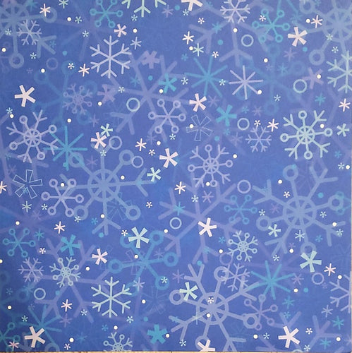 Doodlebug designs - single sided paper 12 x 12 - blizzard