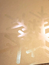 Load image into Gallery viewer, The paper company TPC - double sided paper 12 x 12 - winter blues shimmer snowflake