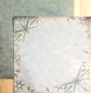 Best creations  - double sided cardstock 12 x 12 - snowflakes glitter