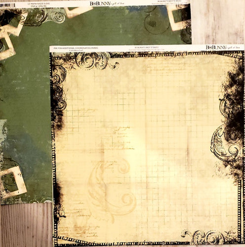 Bo Bunny - double sided paper 12 x 12 - Mama-razzi slides