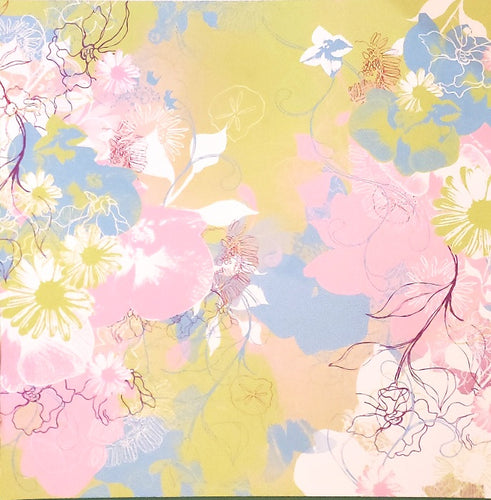 Basic Grey - single sided paper 12 x 12 - euphoria elysian