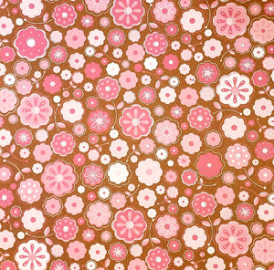 Pebbles inc - single sided paper 12 x 12 - my girl flowers