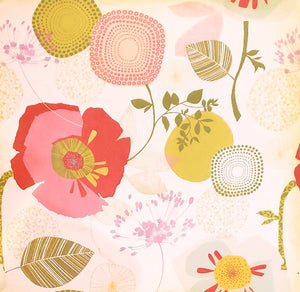 Karen Foster -  single Sided paper 12 x 12 -  flowers
